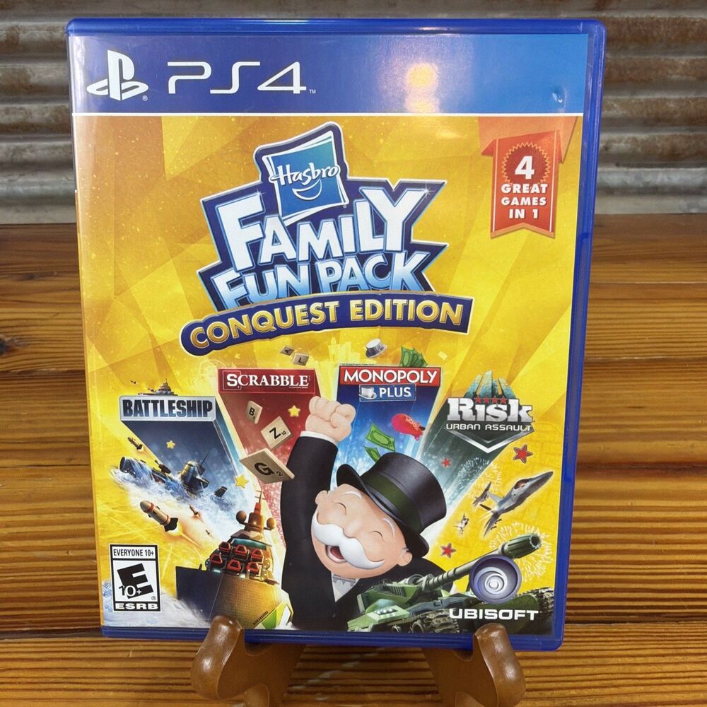 Hasbro Family Fun Pack: Conquest Edition (Sony PlayStation 4, 2016) Minty!!